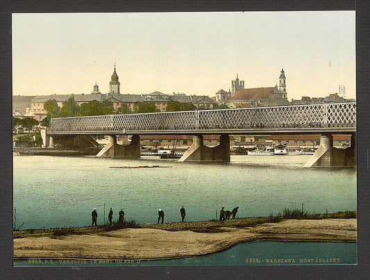 A picture of The Iron bridge, Warsaw, Poland