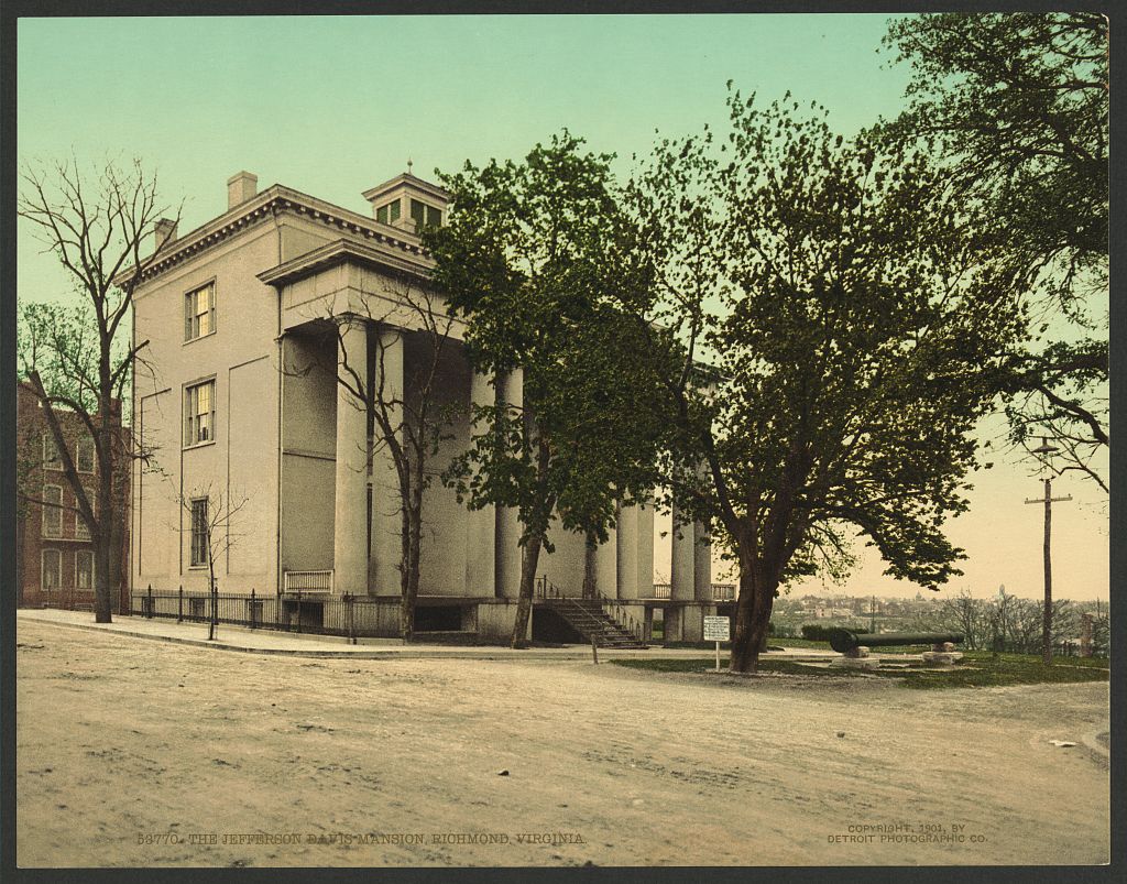 A picture of The Jefferson Davis mansion, Richmond, Virginia