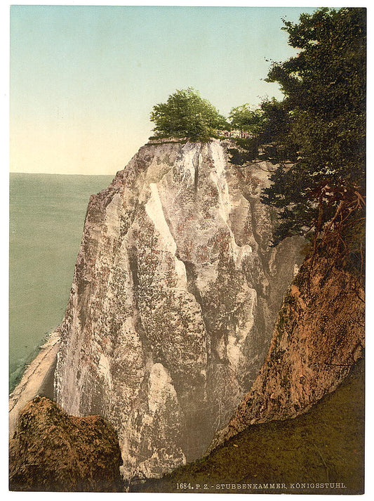 A picture of The Konigsstuhl, seen from north, Stubbenkammer, Isle of Rugen, Germany