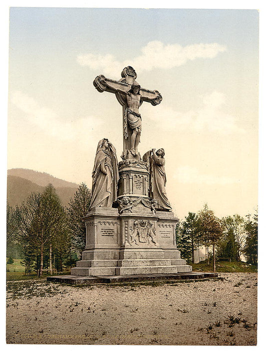 A picture of The Kreusigungsgruppe, Oberammergau, Upper Bavaria, Germany