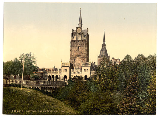 A picture of The Kroepeliner Gate, Rostock, Mecklenburg-Schwerin, Germany