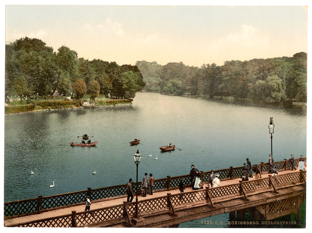 A picture of The lake, north side, Konigsberg, East Prussia, Germany (i.e., Kaliningrad, Kaliningradskai︠a︡ oblastʹ, Russia)