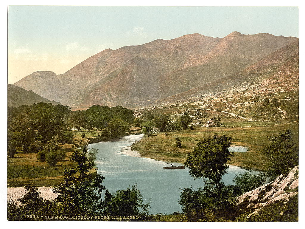 A picture of The Macgillicuddy Reeks, Killarney. County Kerry, Ireland