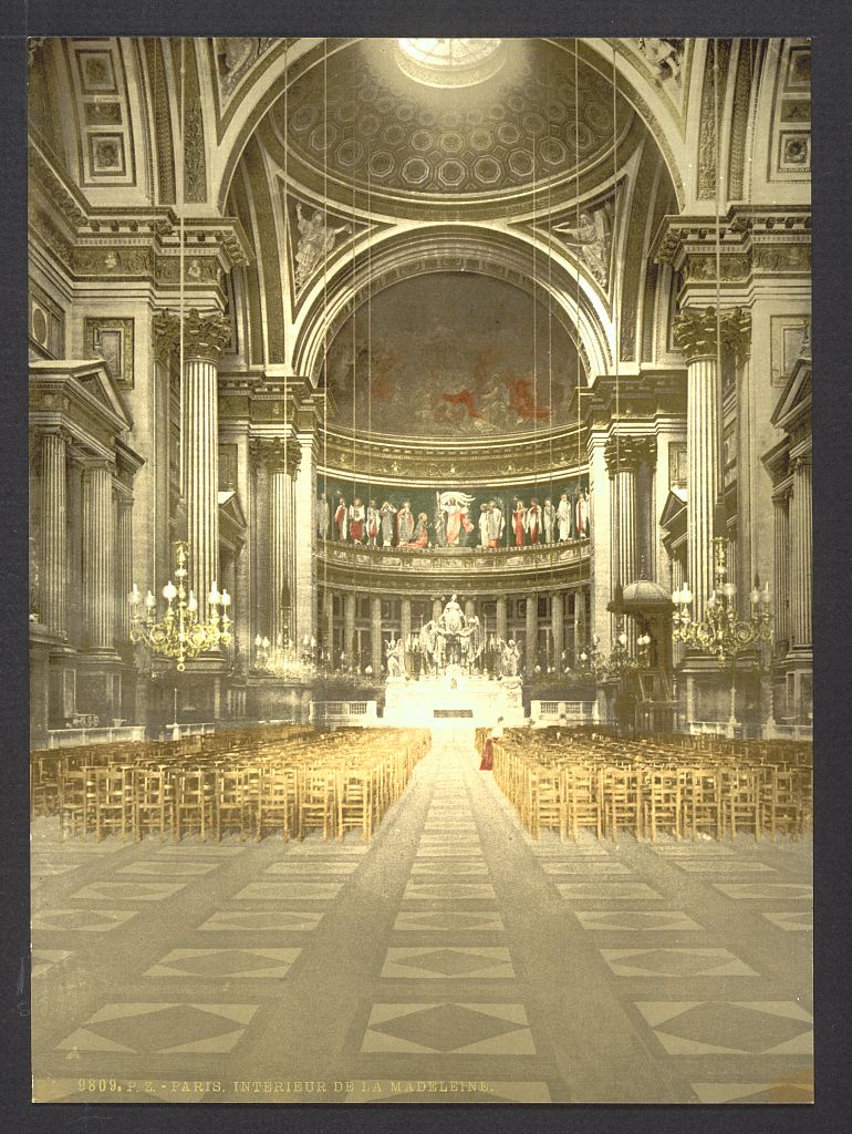 A picture of The Madeleine, interior, Paris, France