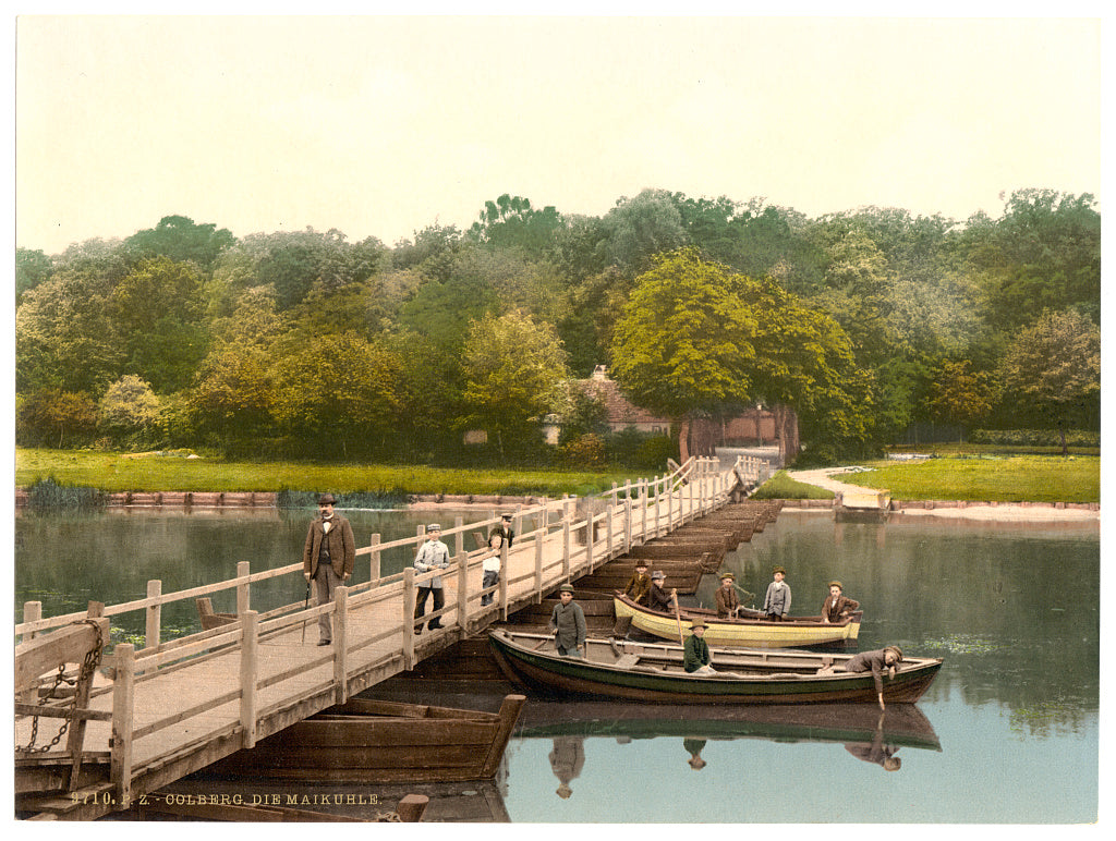 A picture of The Maikuhle, Colberg, Pomerania, Germany (i.e, Kołobrzeg, Poland)