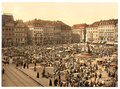 A picture of The Market, Altstadt, Dresden, Saxony, Germany