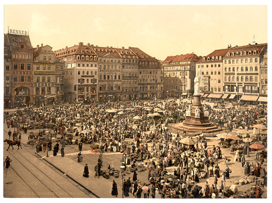 A picture of The Market, Altstadt, Dresden, Saxony, Germany