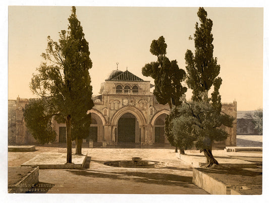 A picture of The Mosque of El-Aksa, Jerusalem, Holy Land