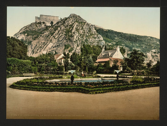 A picture of The mountain and Fort du Roule, Cherbourg, France
