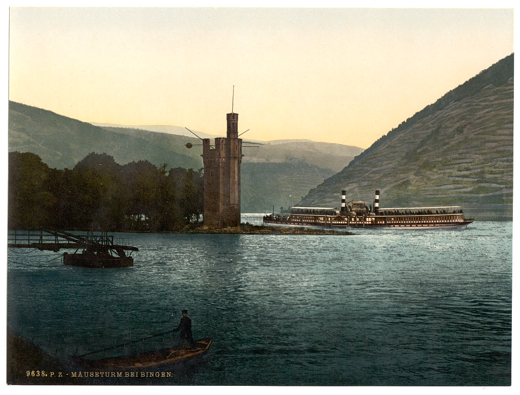 A picture of The Mouse Tower, Bingen, the Rhine, Germany