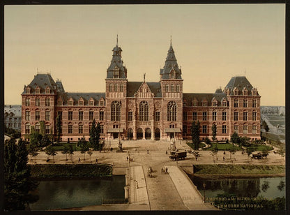 A picture of The museum, Amsterdam, Holland