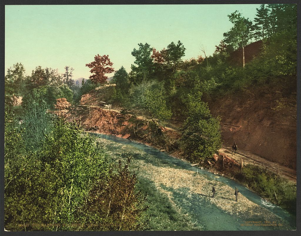 A picture of The Narrows, Poagshole, near Dansville, N.Y.