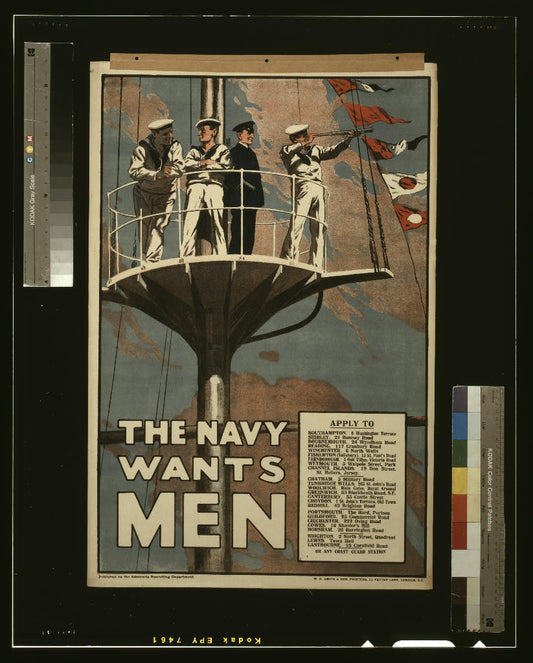 A picture of The navy wants men