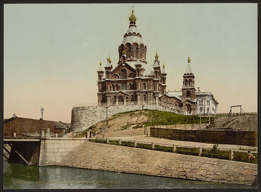 A picture of The new cathedral, Helsingfors, Helsinki, Finland