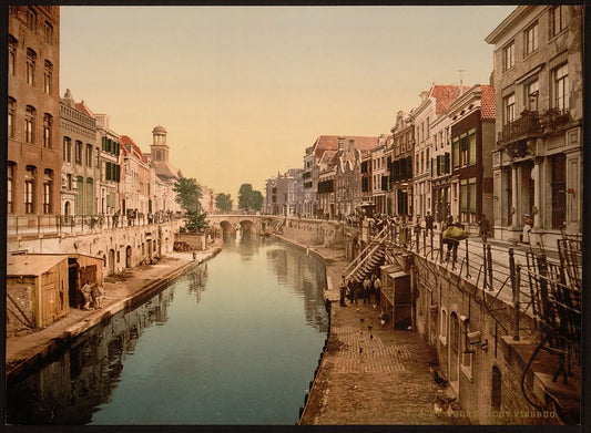 A picture of The Oude Gracht Viebrug, Utrecht, Holland