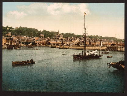 A picture of The outer port, Trouville, France