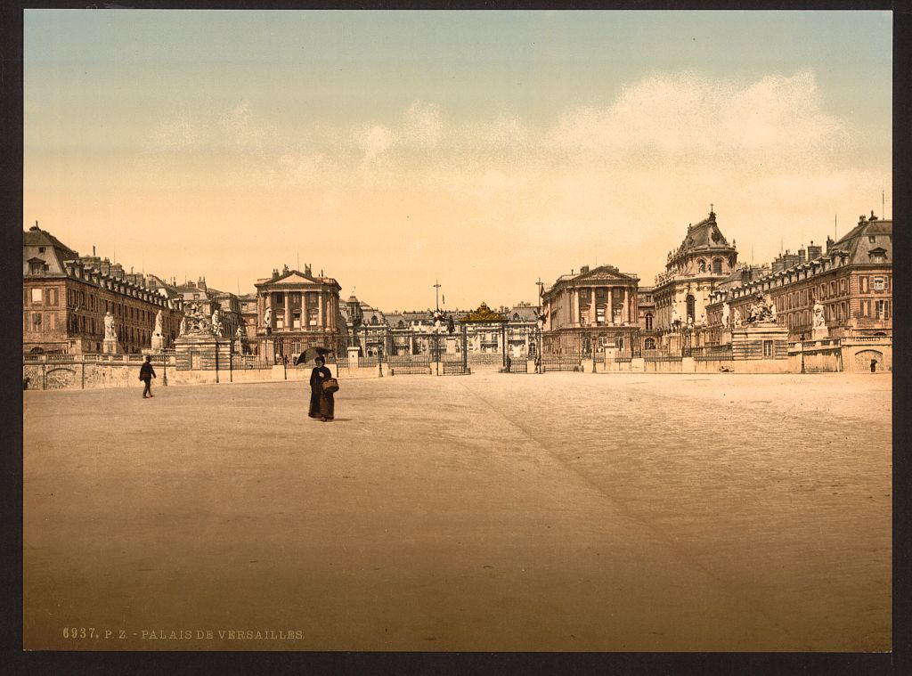 A picture of The palace, exterior, Versailles, France