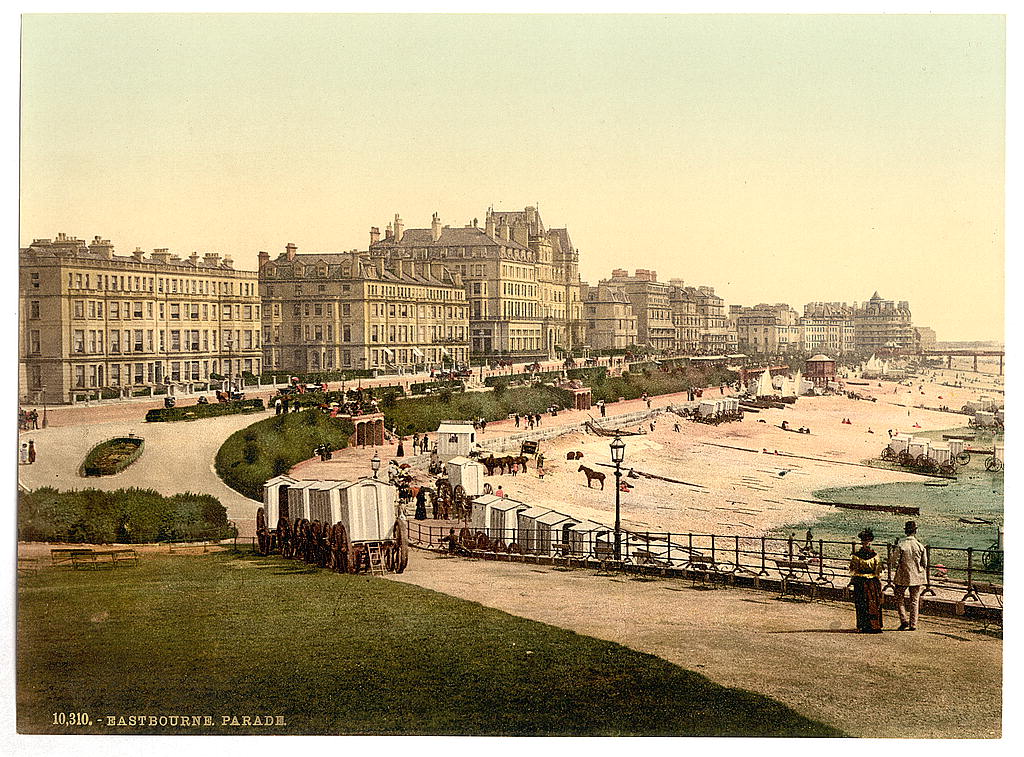 A picture of The Parade from the Wish Tower, Eastbourne, England