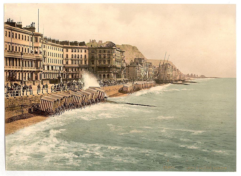 A picture of The parade, Hastings, England