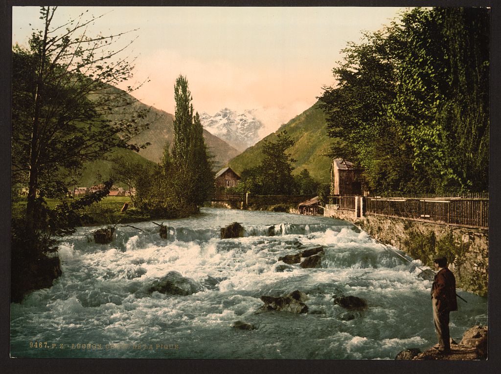 A picture of The Pique Waterfall, Luchon, Pyrenees, France