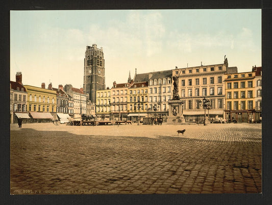 A picture of The Place Jean Bart, Dunkirk, France