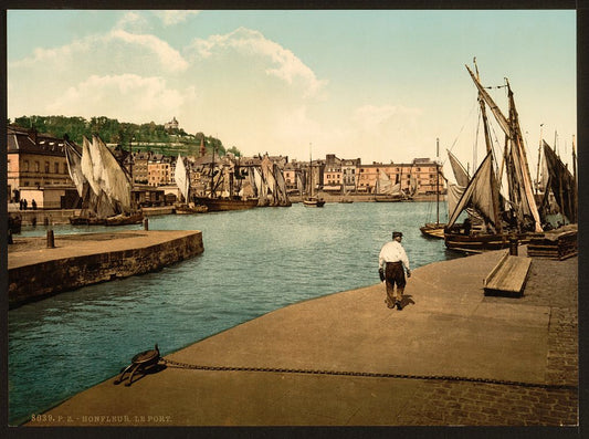 A picture of The port, Honfleur, France