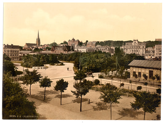 A picture of The promenade, Flensburg, Schleswig-Holstein, Germany
