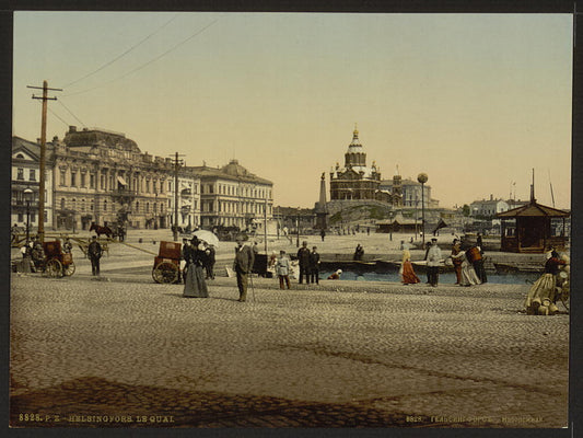 A picture of The quay, Helsingfors, Helsinki, Finland