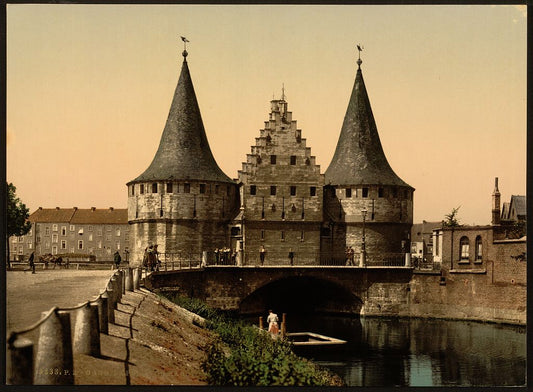 A picture of The Rabot Gate, Ghent, Belgium