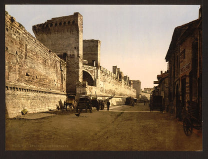 A picture of The ramparts, Avignon, Provence, France