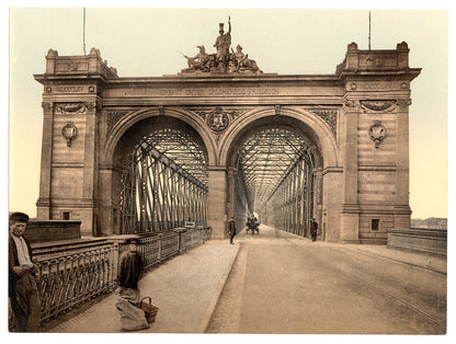 A picture of The Rhine Bridge, Mannheim, Baden, Germany