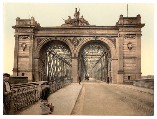 A picture of The Rhine Bridge, Mannheim, Baden, Germany