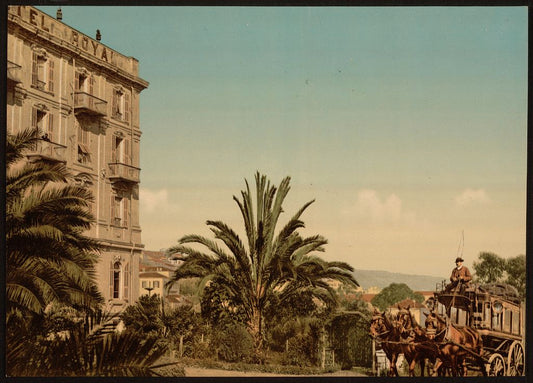 A picture of The royal hotel with gardens, San Remo, Riviera 