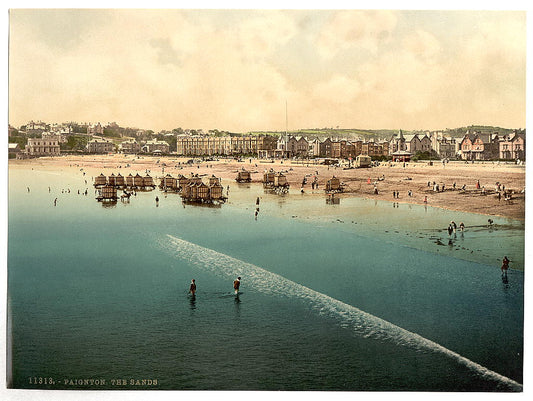 A picture of The sands, Paignton, England