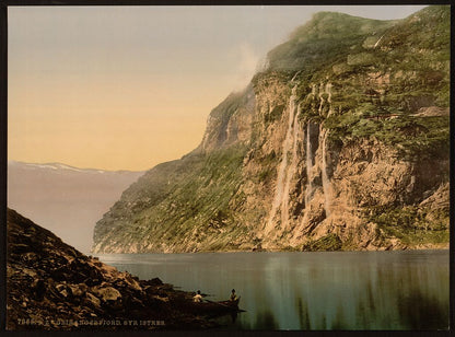 A picture of The Seven Sisters, Geiranger Fjord, Norway