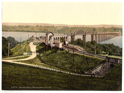 A picture of The Severn Bridge, Sharpness, England