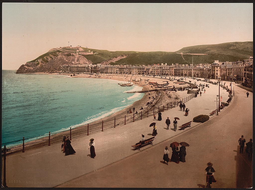 A picture of The terrace, Aberystwith, Wales