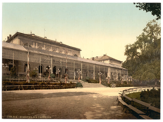 A picture of The Terrace, Homburg (i.e. Bad Homburg vor der Höhe), Hesse-Nassau, Germany