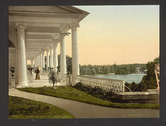 A picture of The terrace, Zarskoje-Selo,(i.e., TSarskoe selo), Russia