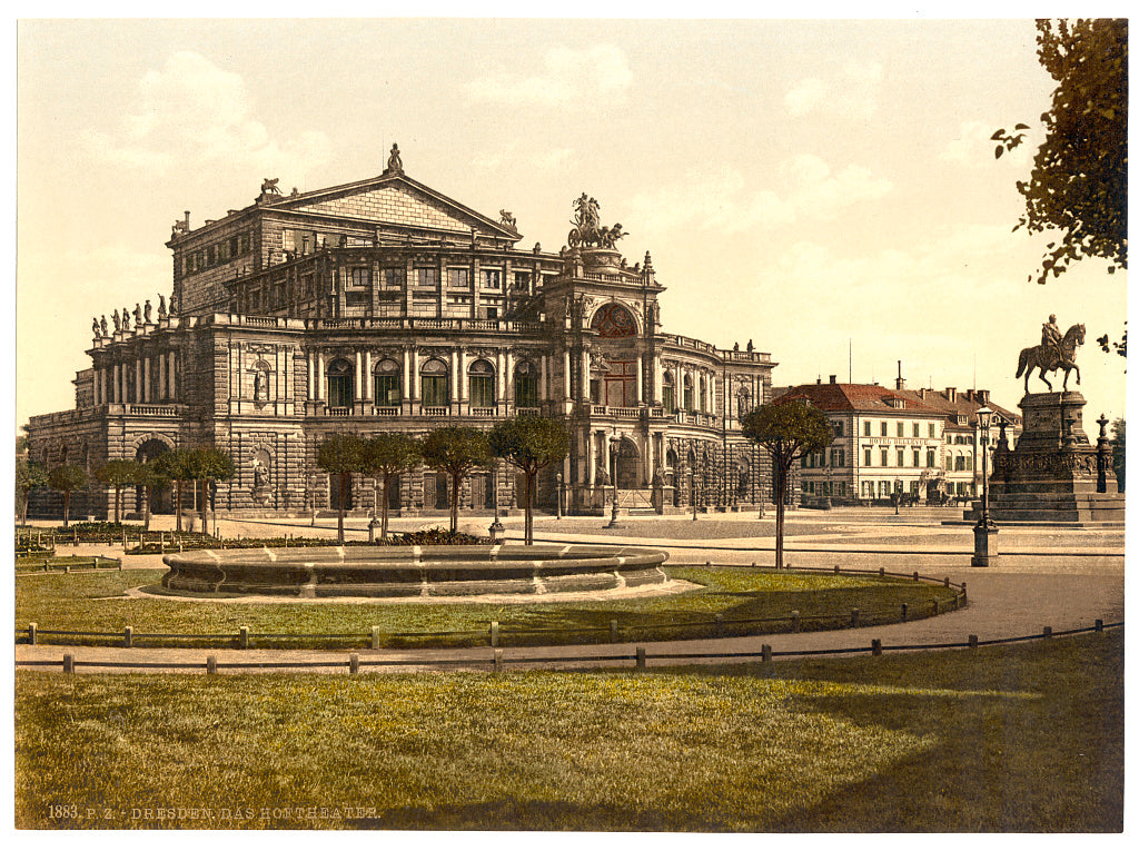 A picture of The theatre, Altstadt, Dresden, Saxony, Germany