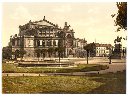A picture of The theatre, Altstadt, Dresden, Saxony, Germany