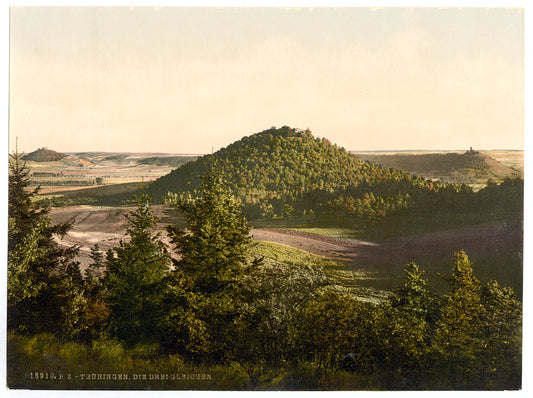 A picture of The Three Gleichen, Thuringia, Germany