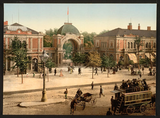 A picture of The Tivoli park entrance, Copenhagen, Denmark