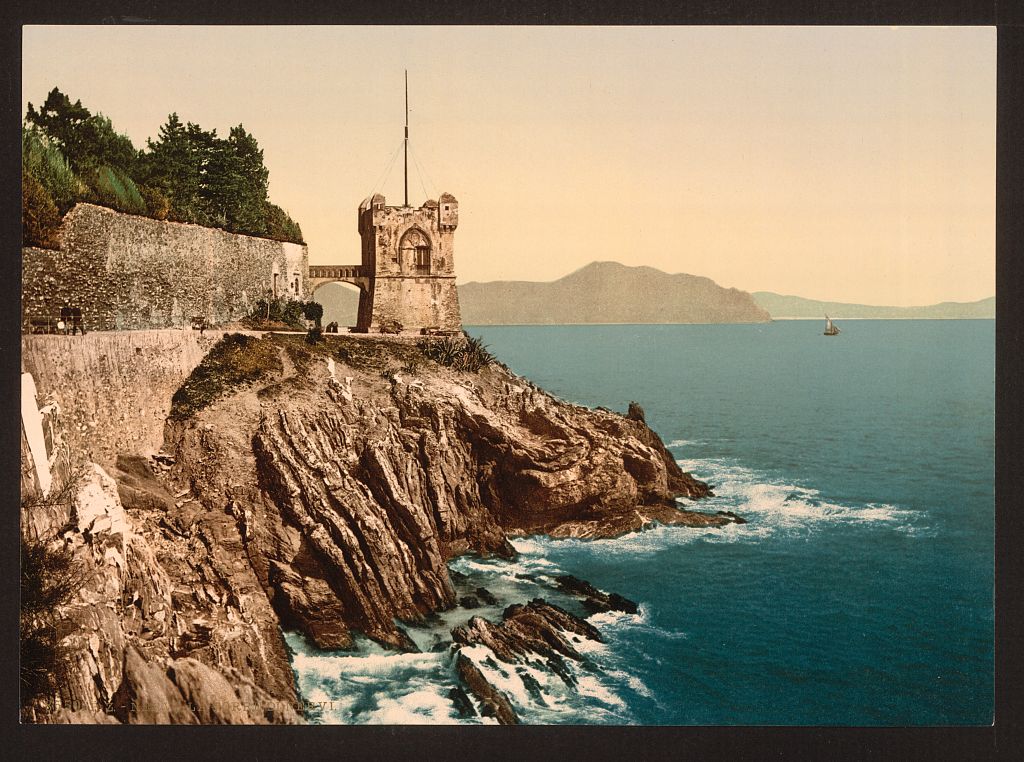 A picture of The tower, Nervi, Genoa, Italy