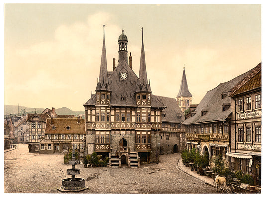 A picture of The town hall, Wernigerode, Hartz, Germany