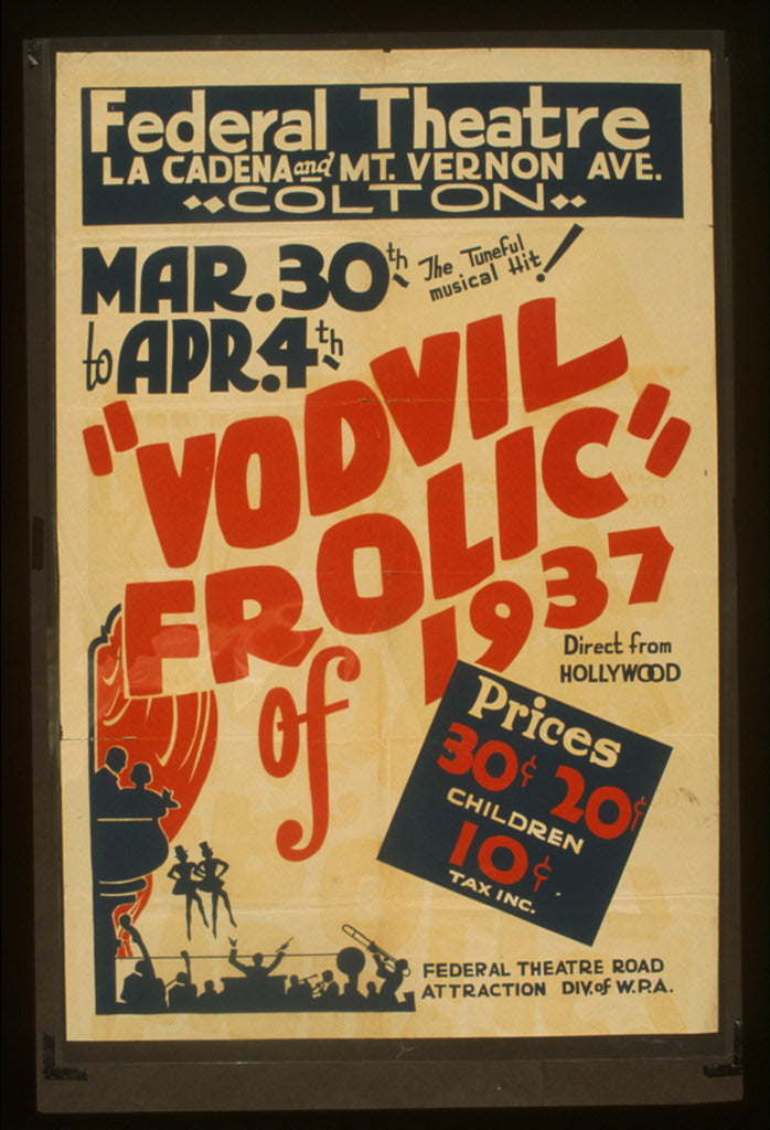A picture of The tuneful musical hit! "Vodvil frolic" of 1937 - direct from Hollywood
