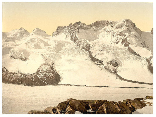 A picture of The Twins (Castor and Pollux), the Breithorn, etc., Valais, Alps of, Switzerland