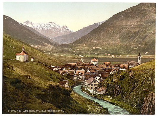 A picture of The Ursern Valley, Andermatt, Switzerland