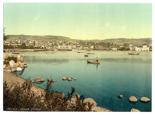 A picture of The Utoquay, from Enge Park, Zurich, Switzerland