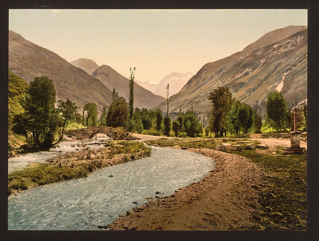 A picture of The Valley of the d'Oô, Luchon, Pyrenees, France